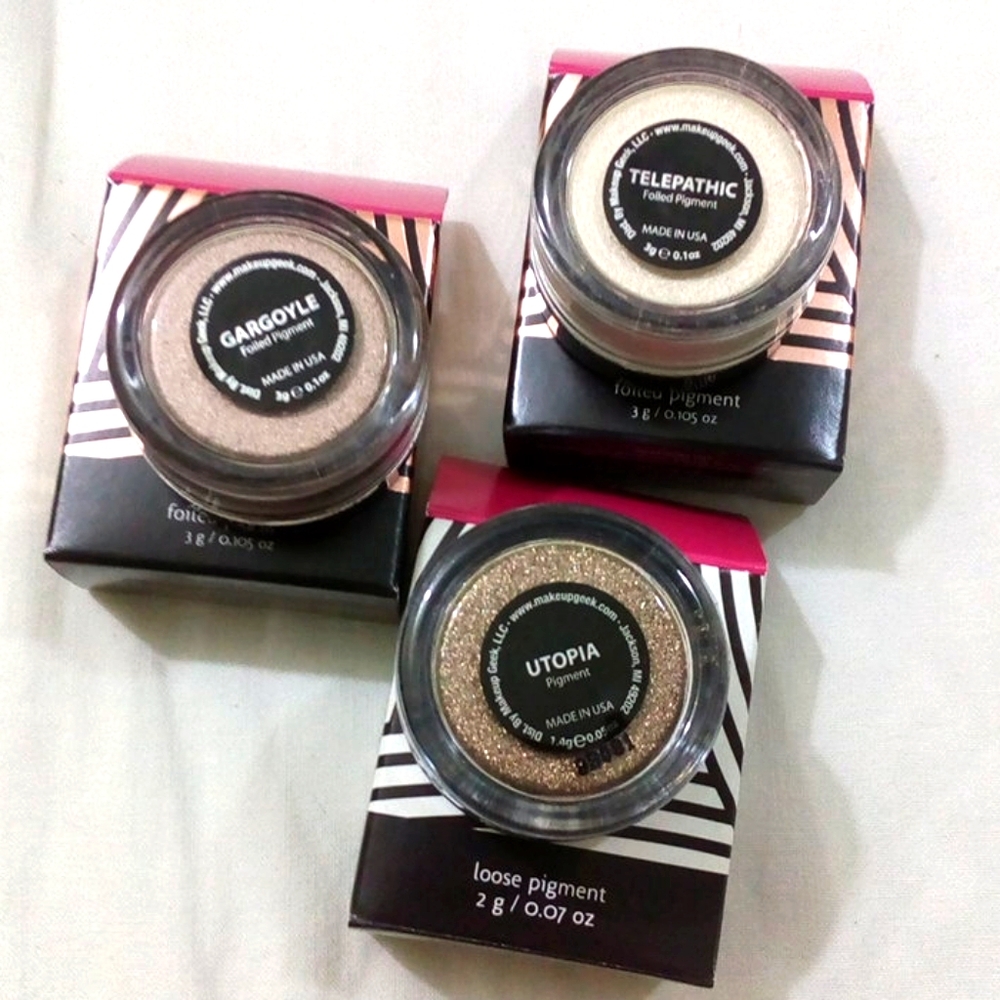 2 Makeup Geek Foiled Pigment Eyeshadow